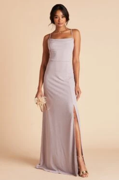 Ash Crepe Dress - Lilac