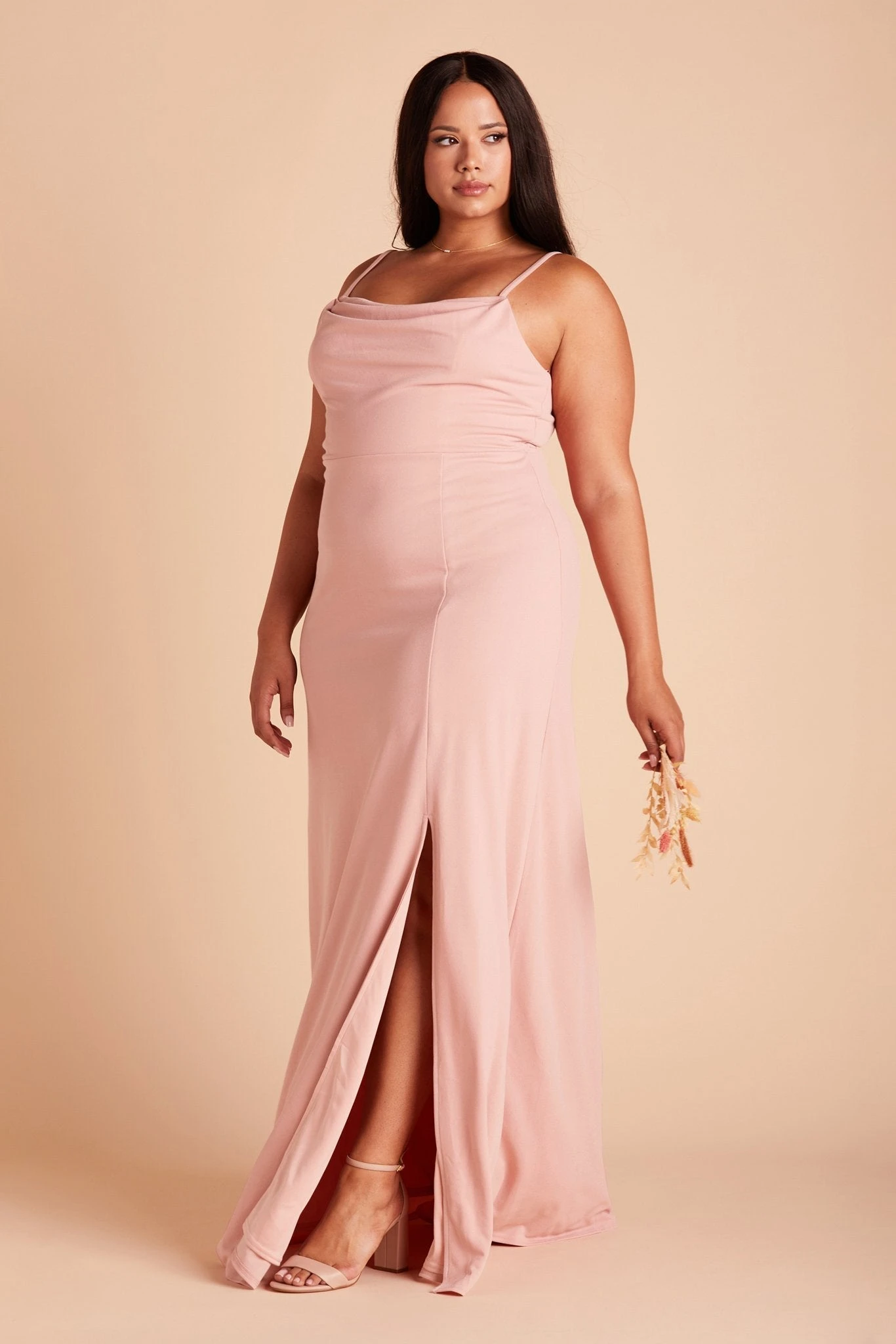 Ash Crepe Dress - Dusty Rose 13 Ash Crepe Dress - Dusty Rose - Image 11