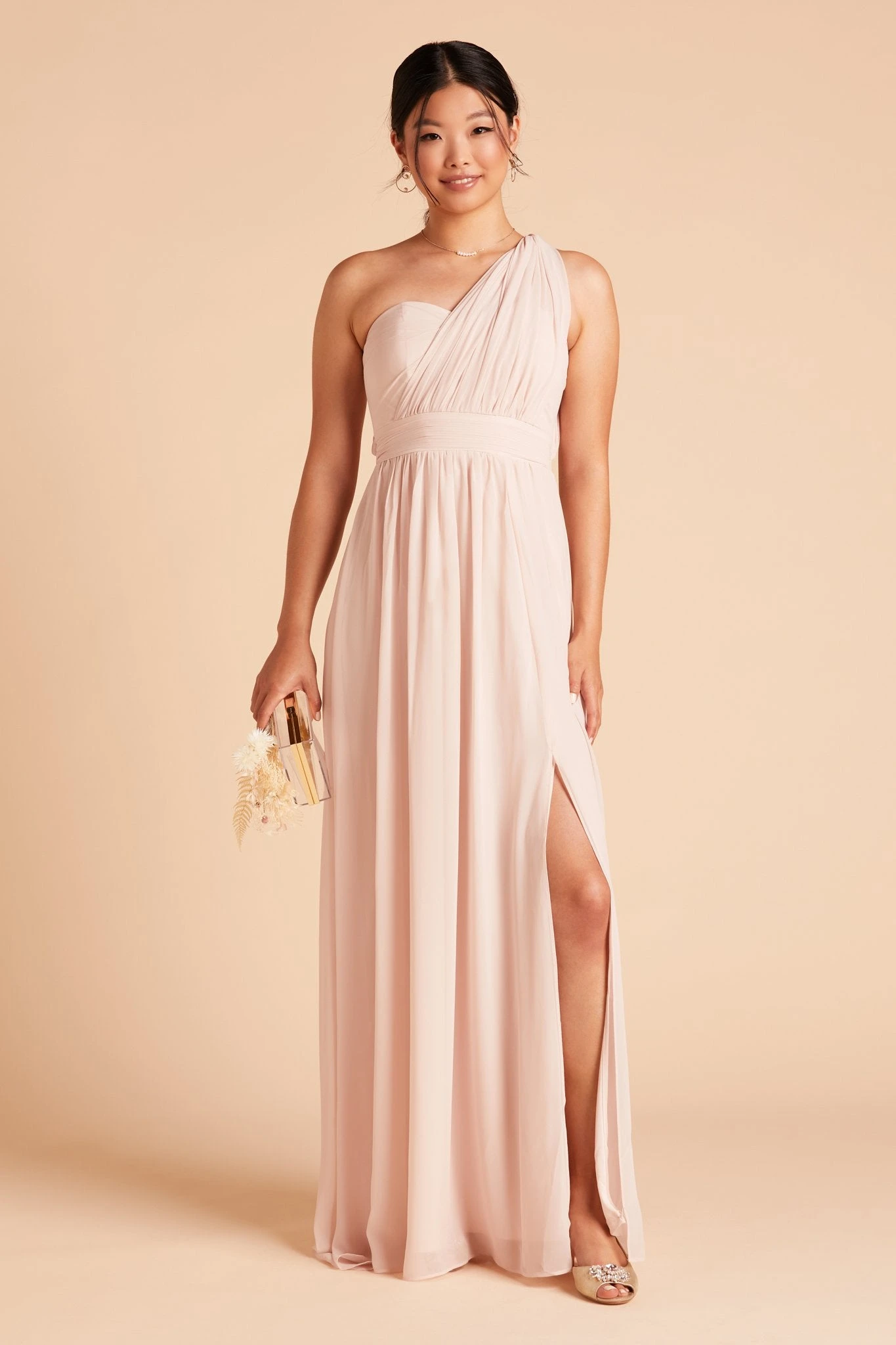 Grace Convertible Dress - Pale Blush 19 Grace Convertible Dress - Pale Blush - Image 17