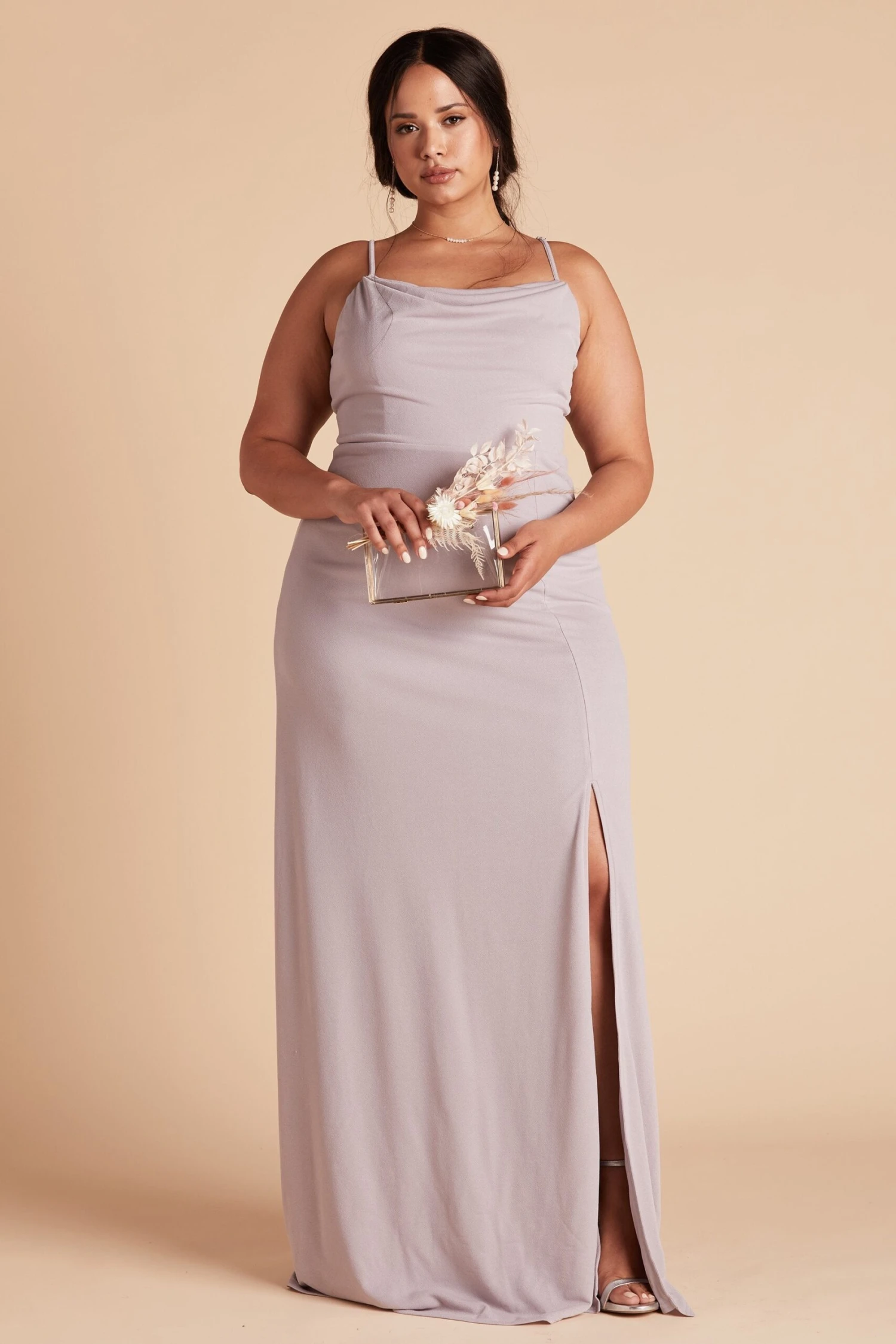 Ash Crepe Dress - Lilac 12 Ash Crepe Dress - Lilac - Image 10