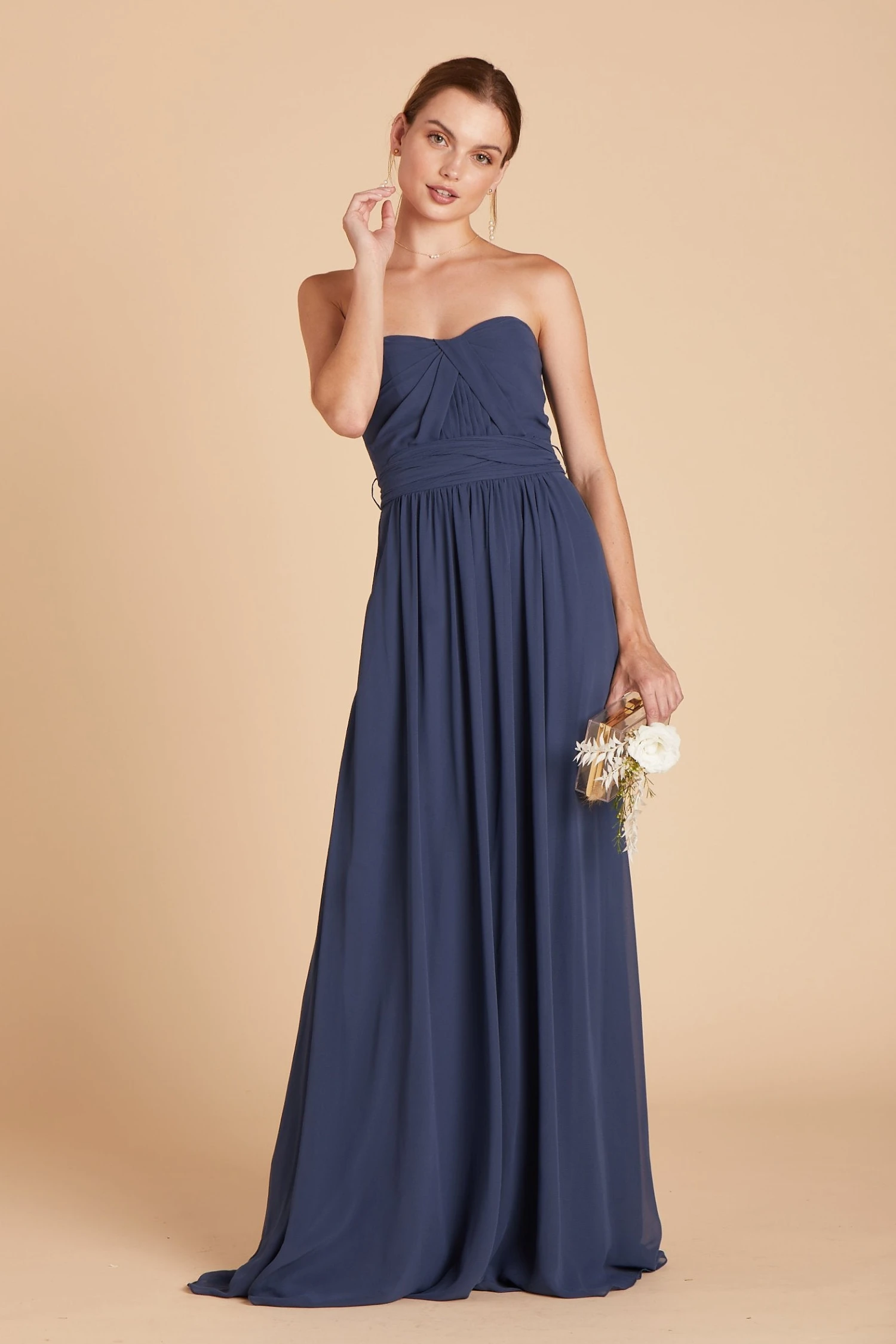 Grace Convertible Dress - Slate Blue 13 Grace Convertible Dress - Slate Blue - Image 11