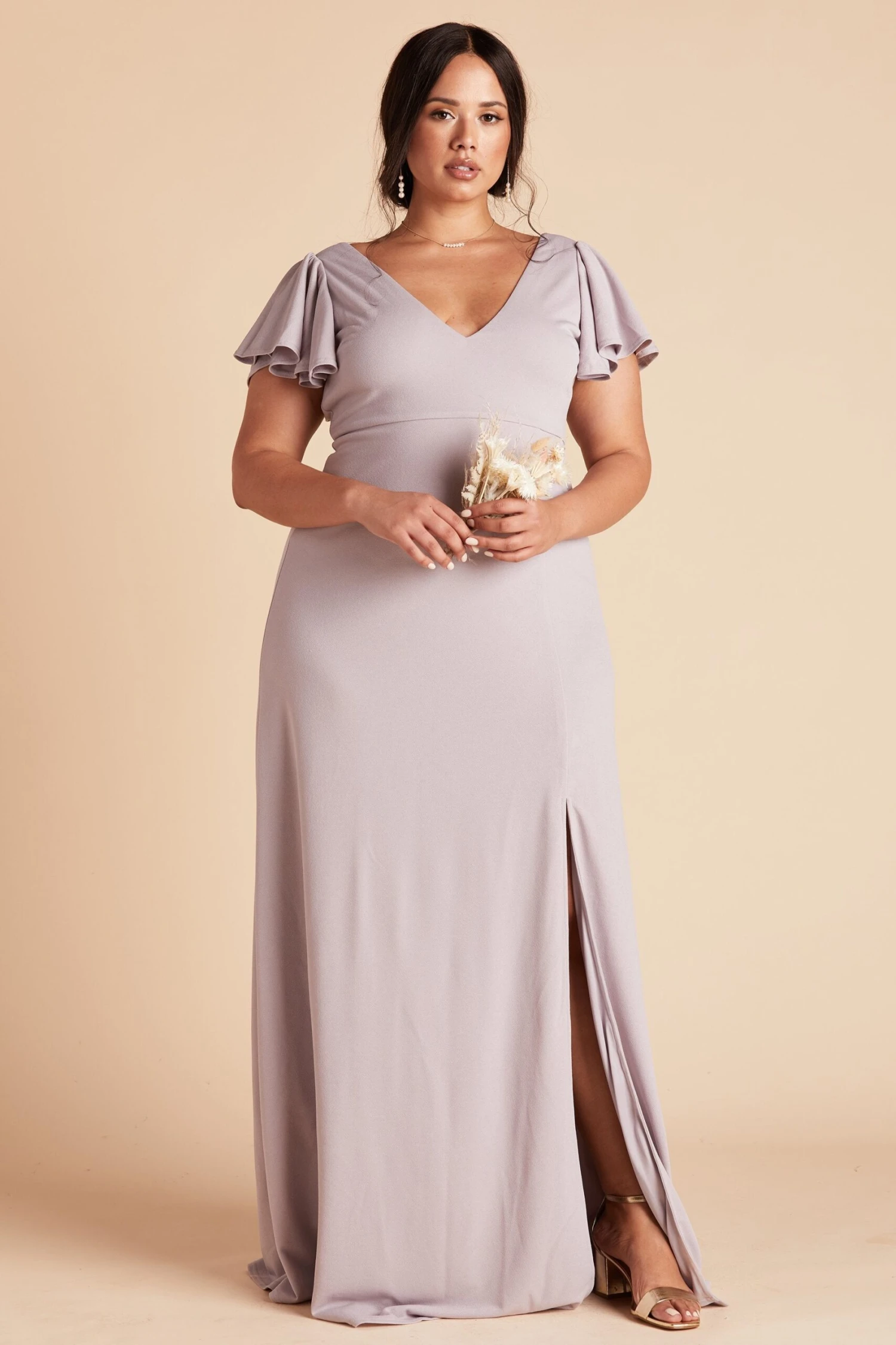 Hannah Crepe Dress - Lilac 13 Hannah Crepe Dress - Lilac - Image 11