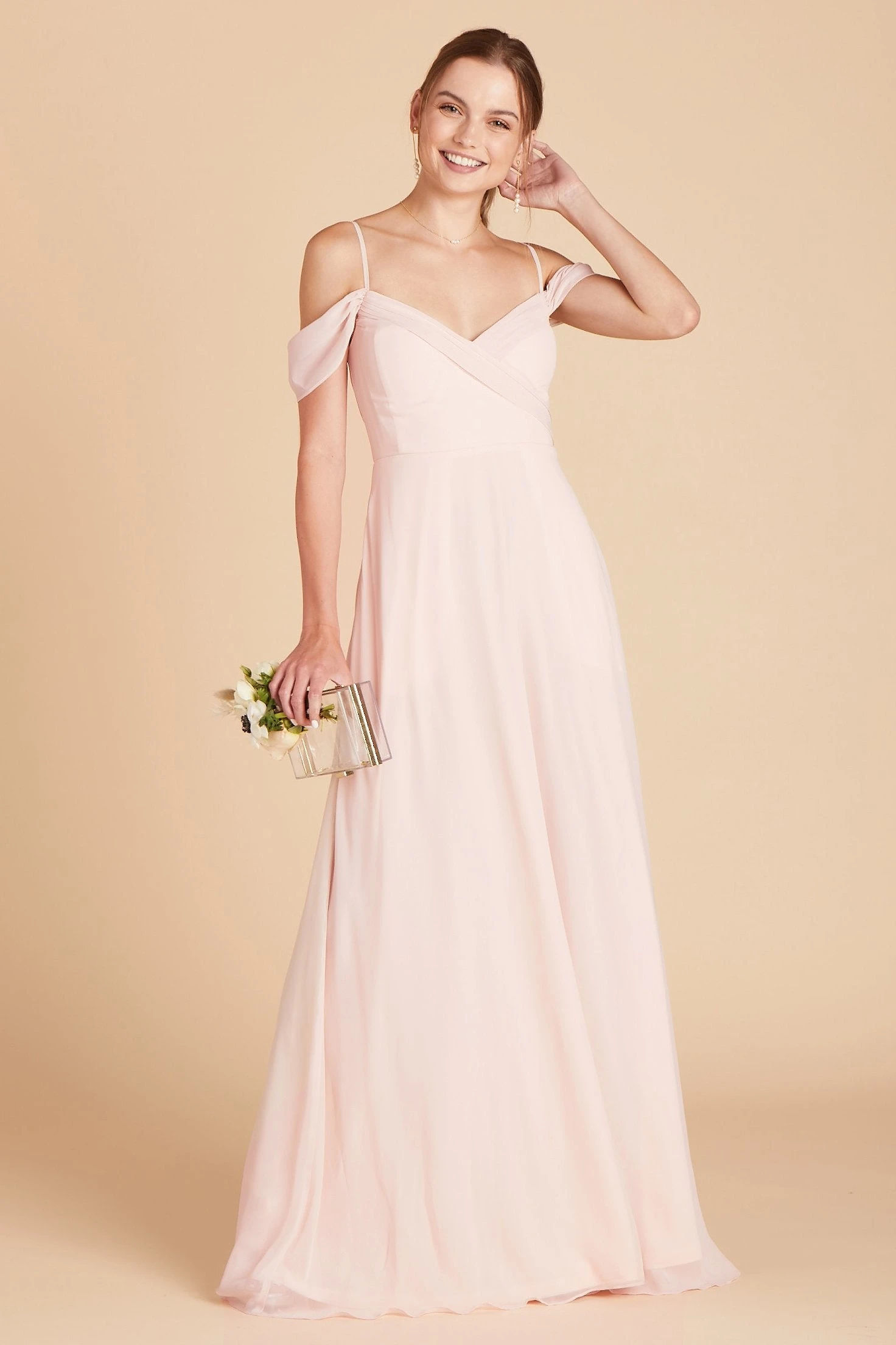 Spence Convertible Dress - Pale Blush 14 Spence Convertible Dress - Pale Blush - Image 12
