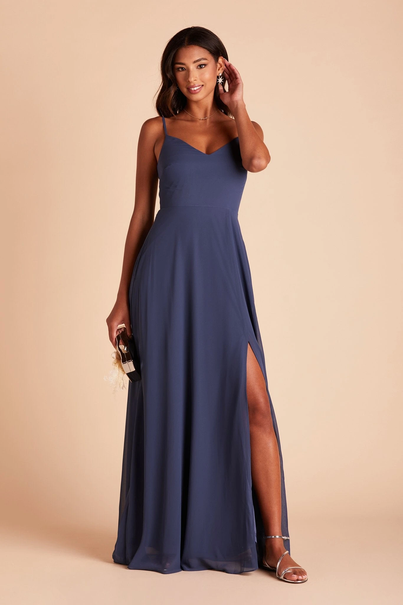 Devin Convertible Dress - Slate Blue 5 Devin Convertible Dress - Slate Blue - Image 3