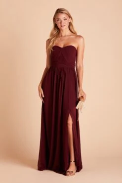 Grace Convertible Dress - Cabernet