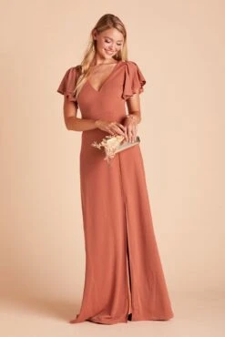 Hannah Crepe Dress - Terracotta 20 Hannah Crepe Dress - Terracotta -Cheap Plush Attire Store 2cdc64f2bb466bf78b3f5672441ac24d