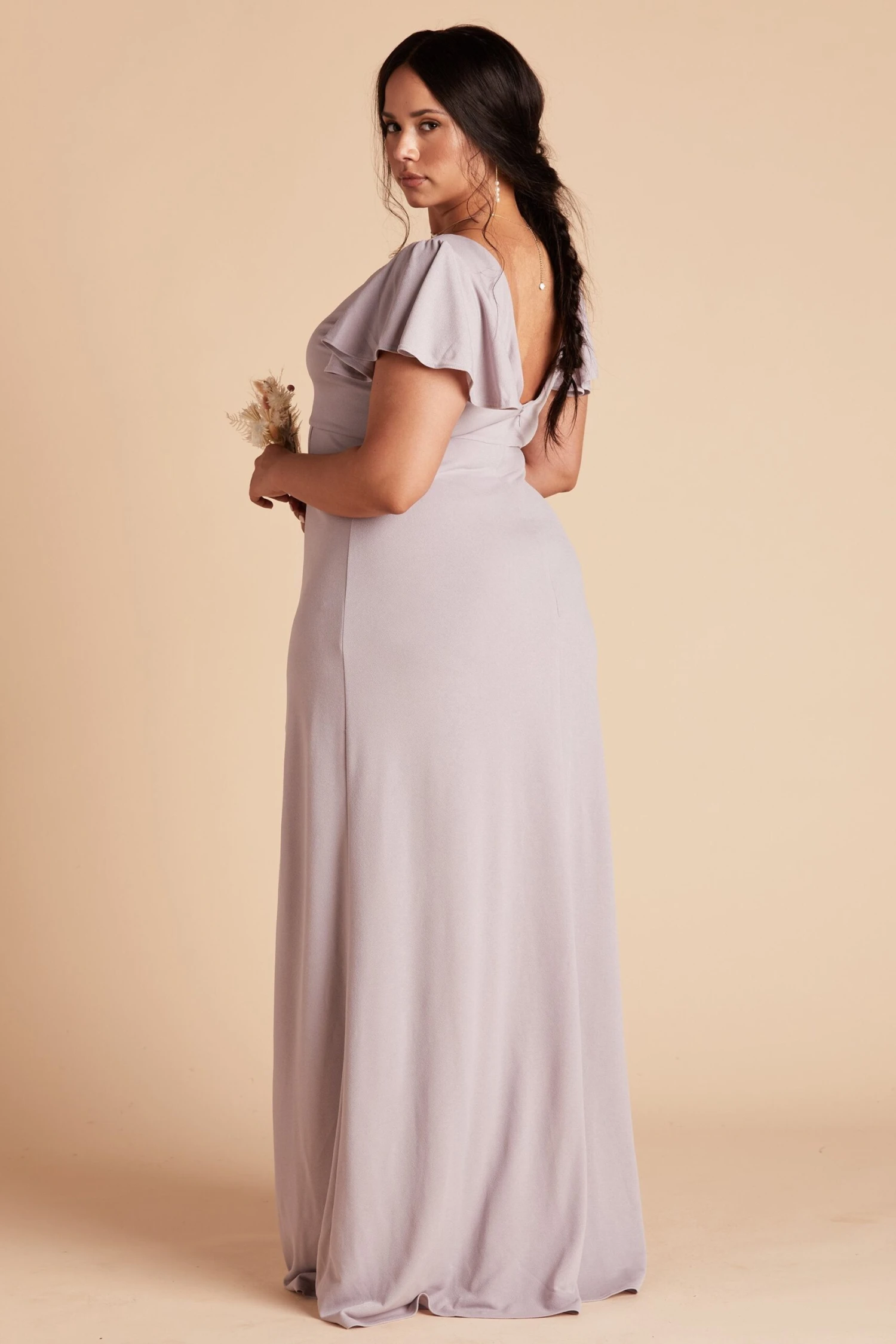 Hannah Crepe Dress - Lilac 10 Hannah Crepe Dress - Lilac - Image 8