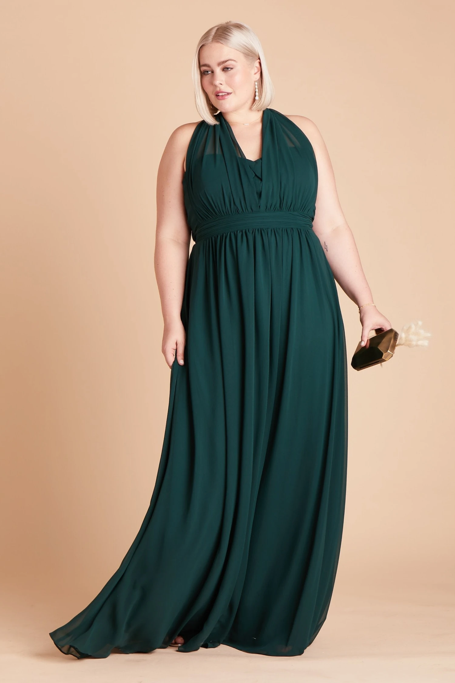 Grace Convertible Dress - Emerald 20 Grace Convertible Dress - Emerald - Image 18
