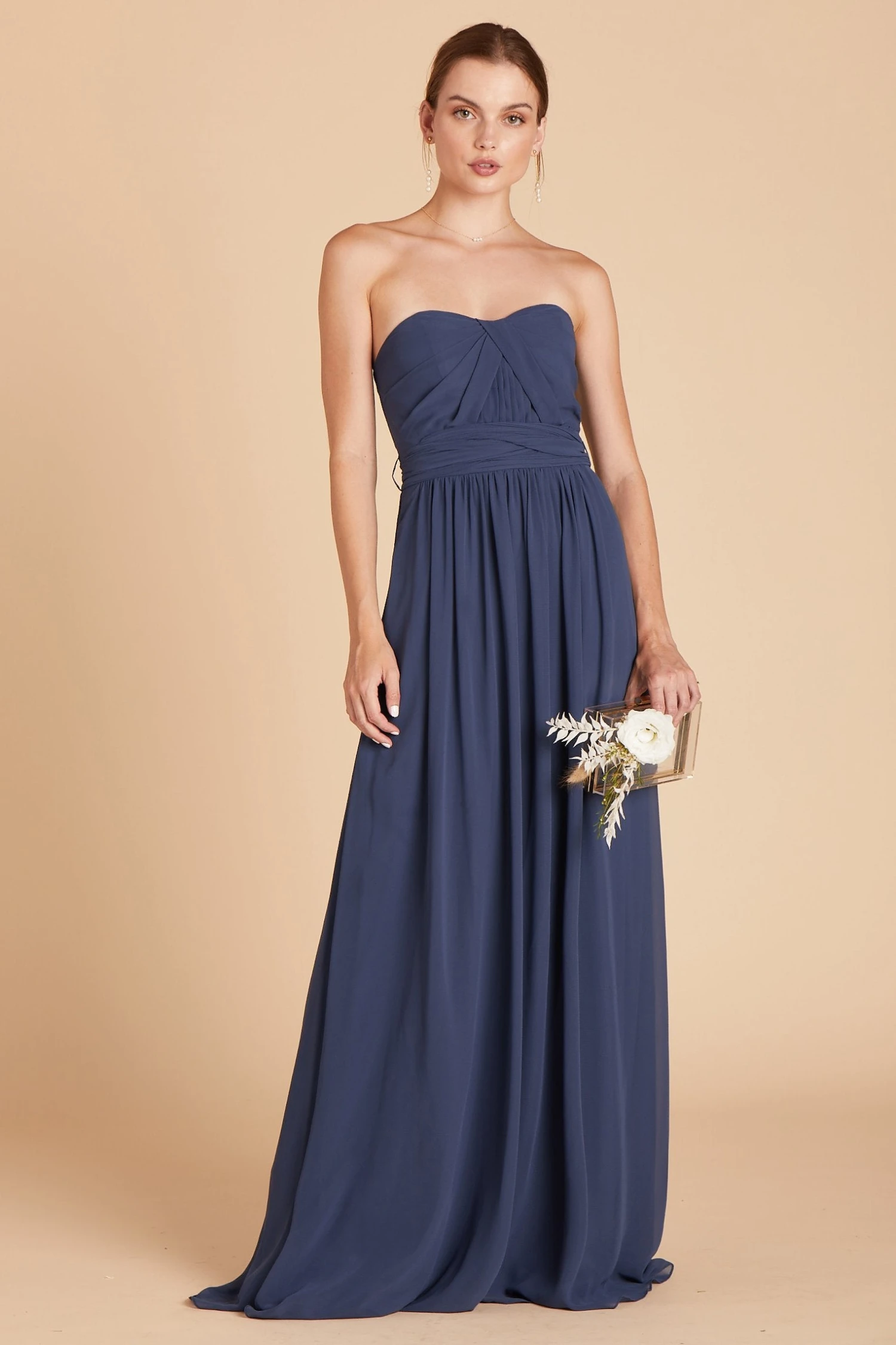 Grace Convertible Dress - Slate Blue 16 Grace Convertible Dress - Slate Blue - Image 14
