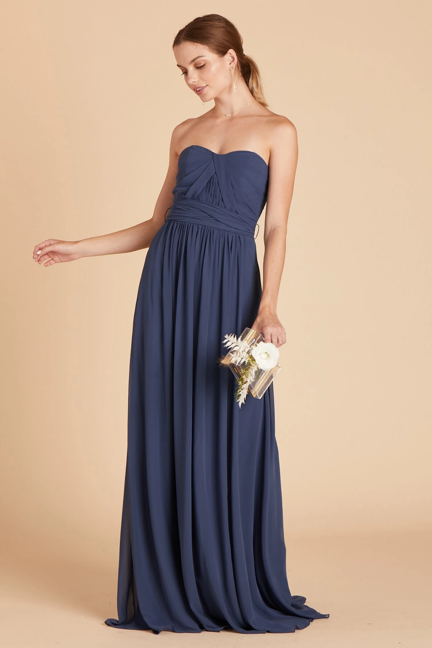 Grace Convertible Dress - Slate Blue 19 Grace Convertible Dress - Slate Blue - Image 17