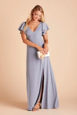 Hannah Crepe Dress - Dusty Blue 16 Hannah Crepe Dress - Dusty Blue -Cheap Plush Attire Store 49b542125f028d419c56e7afd7976d6d