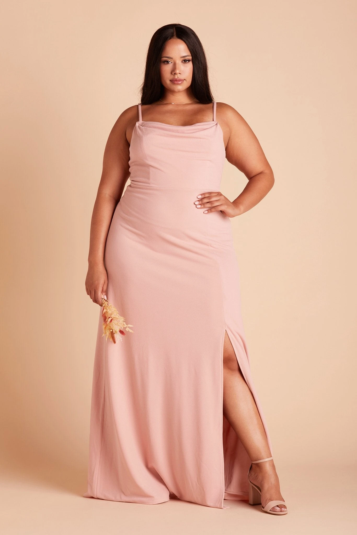 Ash Crepe Dress - Dusty Rose 4 Ash Crepe Dress - Dusty Rose - Image 2