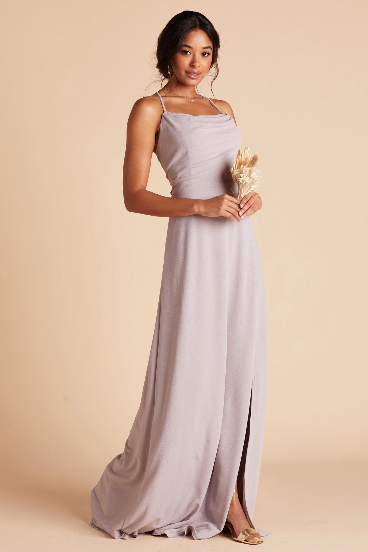 Ash Crepe Dress - Lilac 5 Ash Crepe Dress - Lilac - Image 3