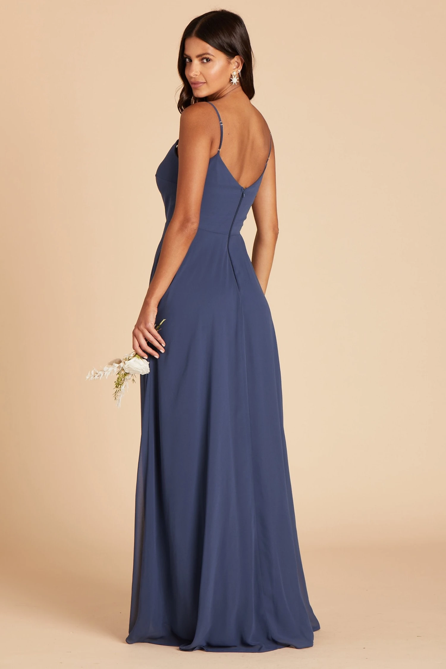 Devin Convertible Dress - Slate Blue 19 Devin Convertible Dress - Slate Blue - Image 17