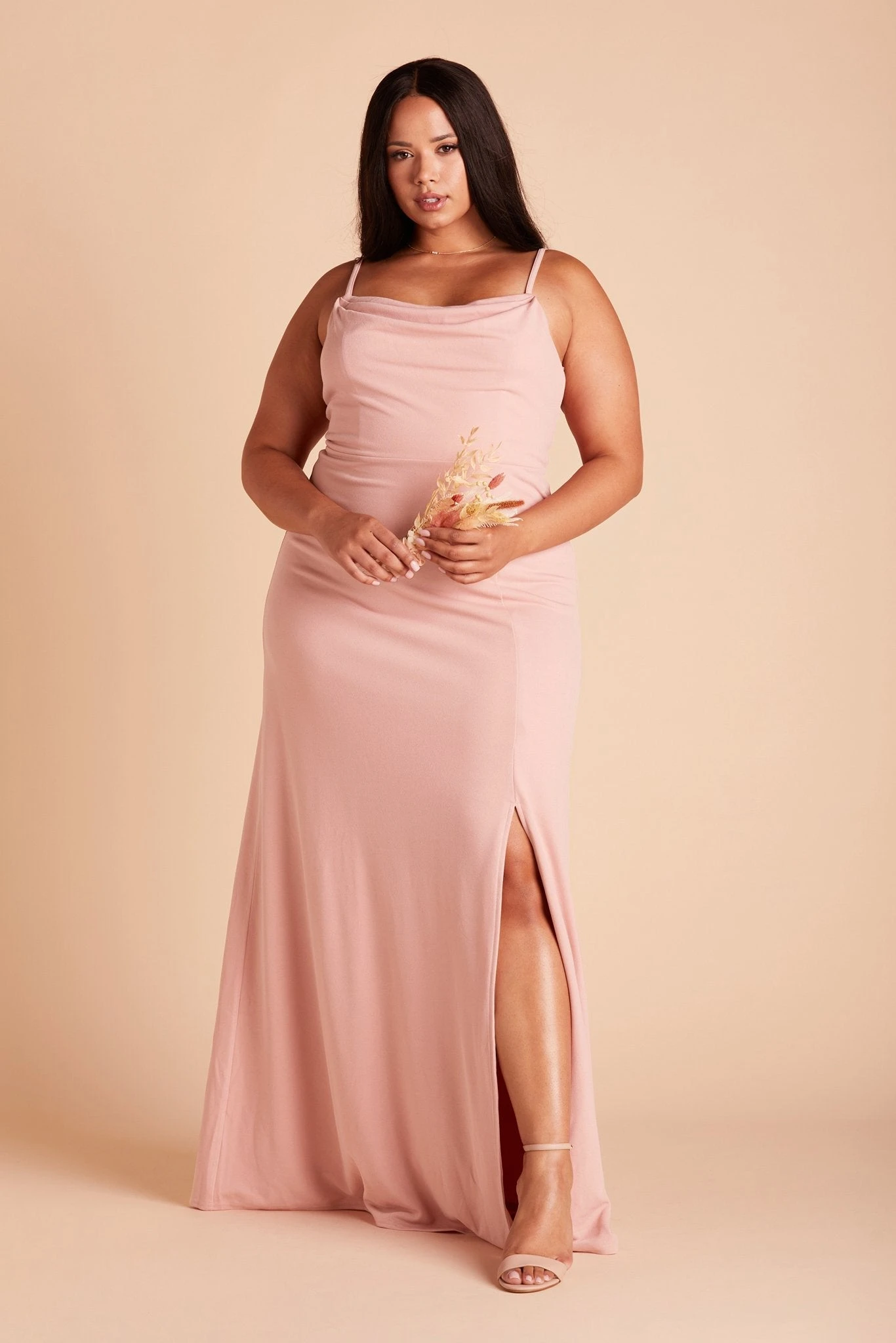 Ash Crepe Dress - Dusty Rose 12 Ash Crepe Dress - Dusty Rose - Image 10