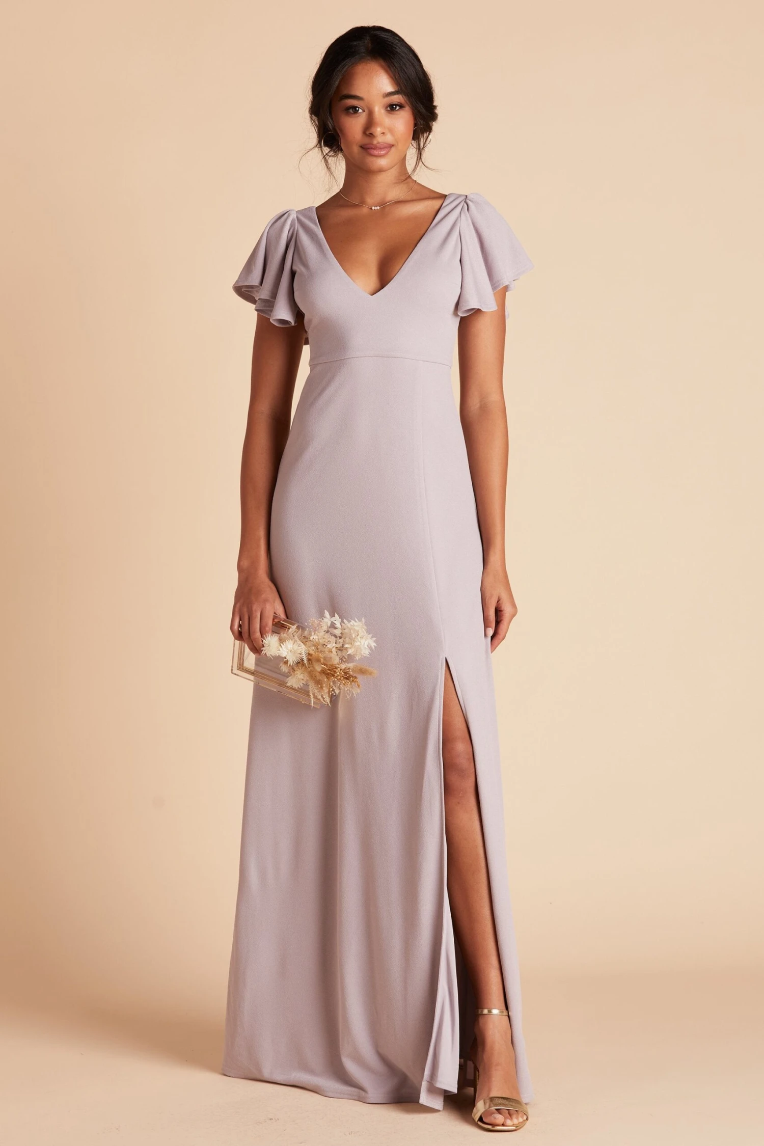 Hannah Crepe Dress - Lilac 3 Hannah Crepe Dress - Lilac