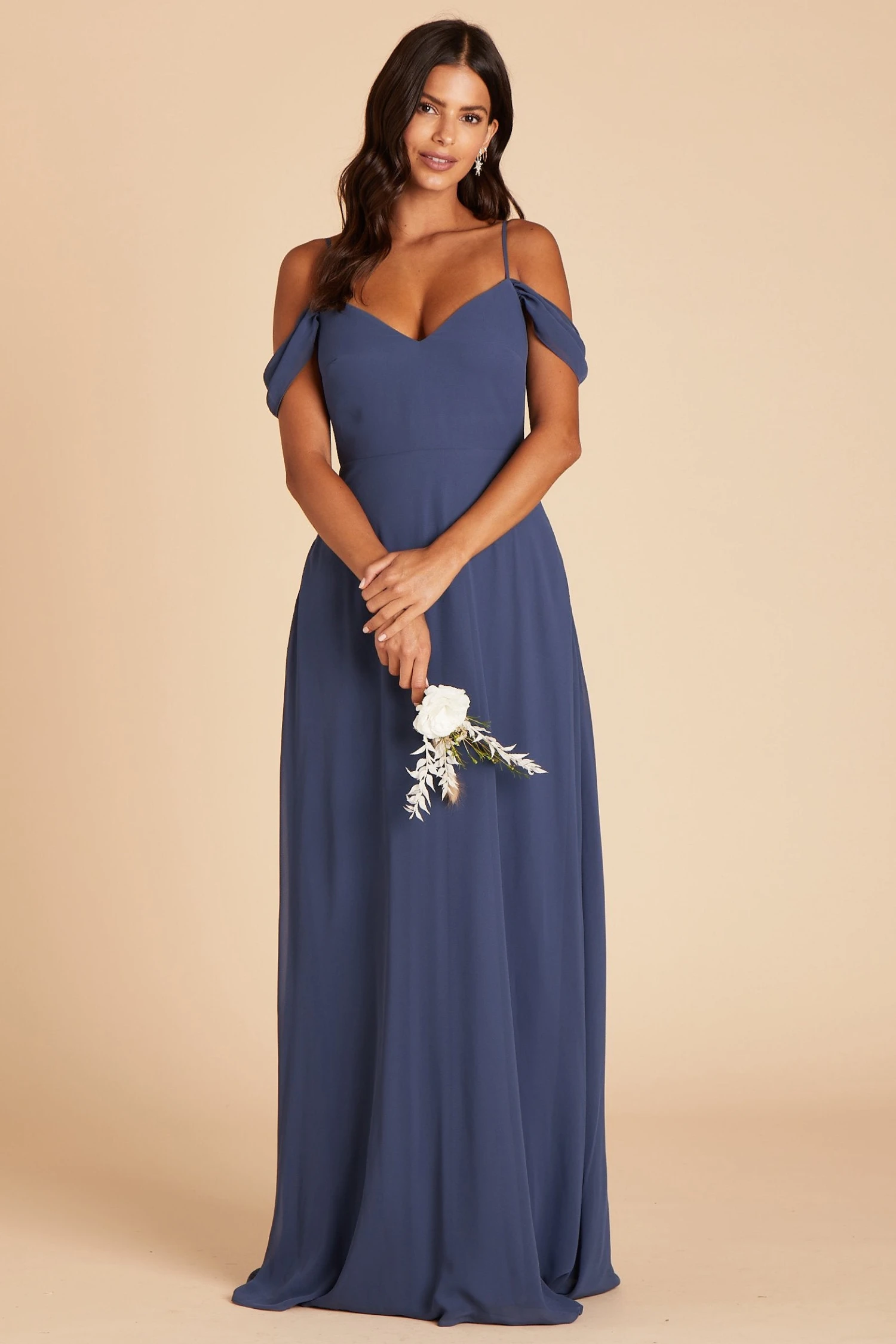 Devin Convertible Dress - Slate Blue 12 Devin Convertible Dress - Slate Blue - Image 10