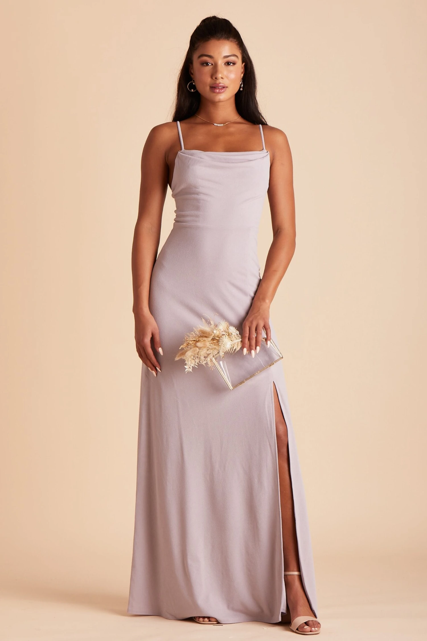 Ash Crepe Dress - Lilac 8 Ash Crepe Dress - Lilac - Image 6