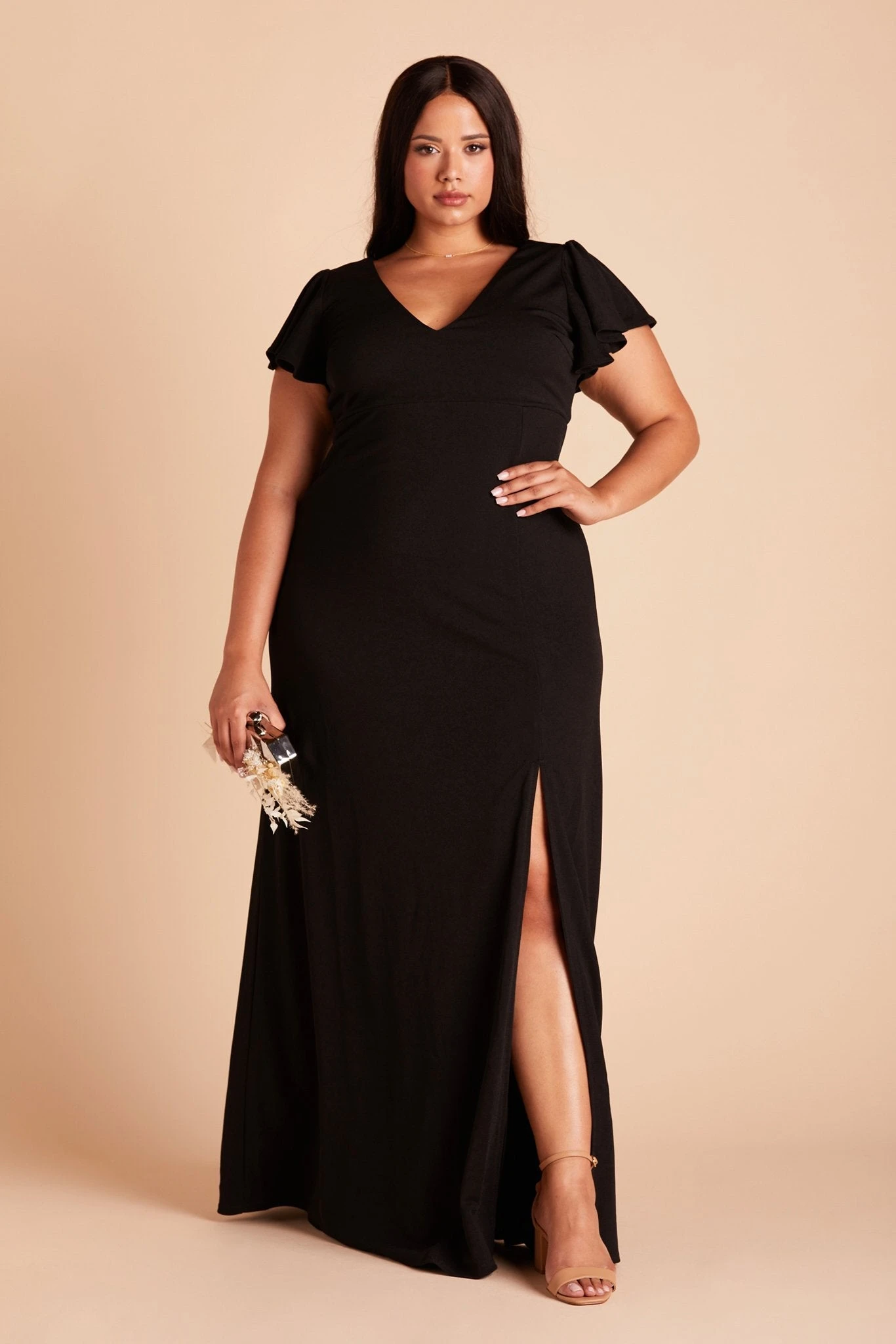Hannah Crepe Dress - Black 12 Hannah Crepe Dress - Black - Image 10