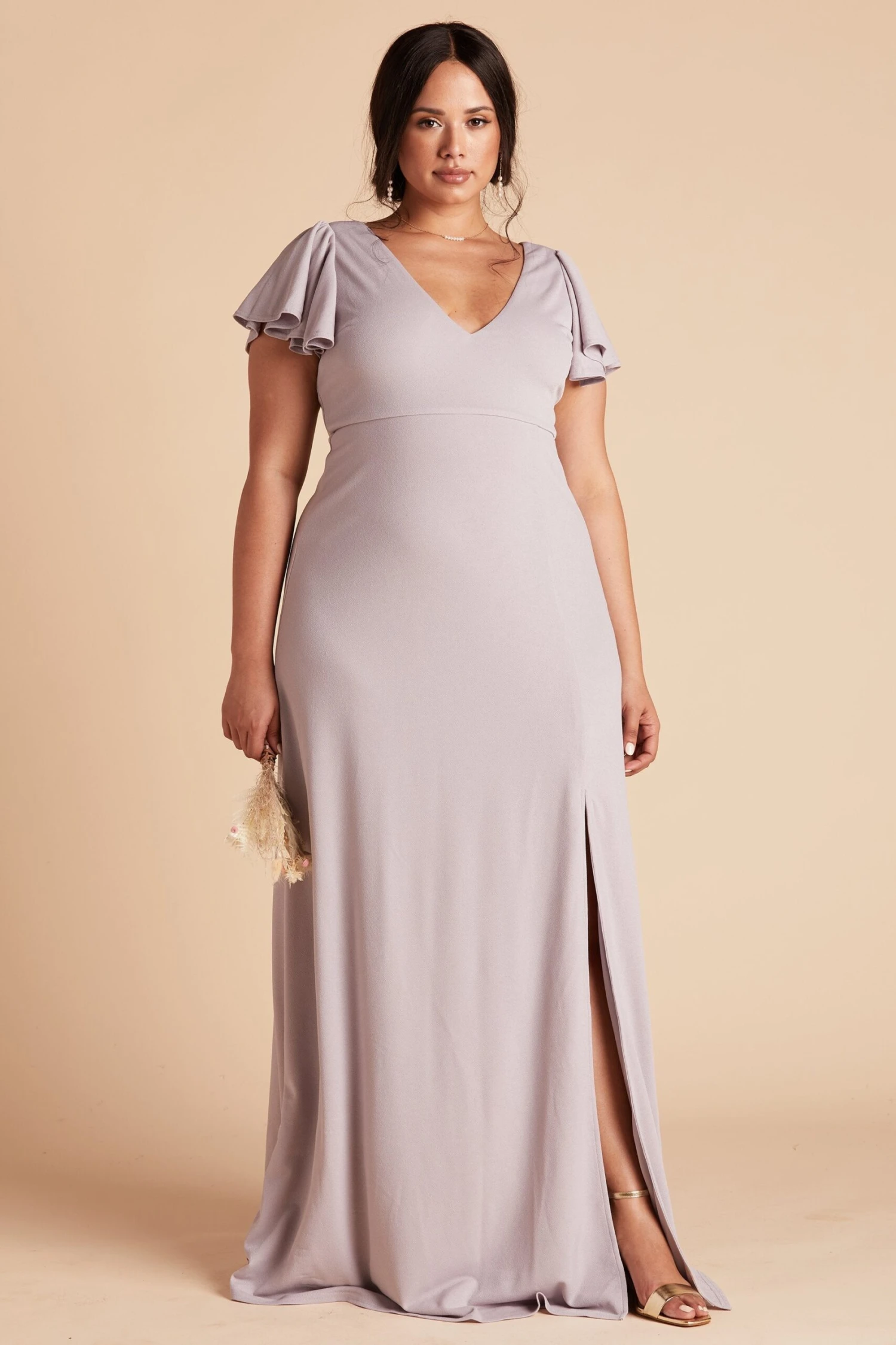 Hannah Crepe Dress - Lilac 11 Hannah Crepe Dress - Lilac - Image 9
