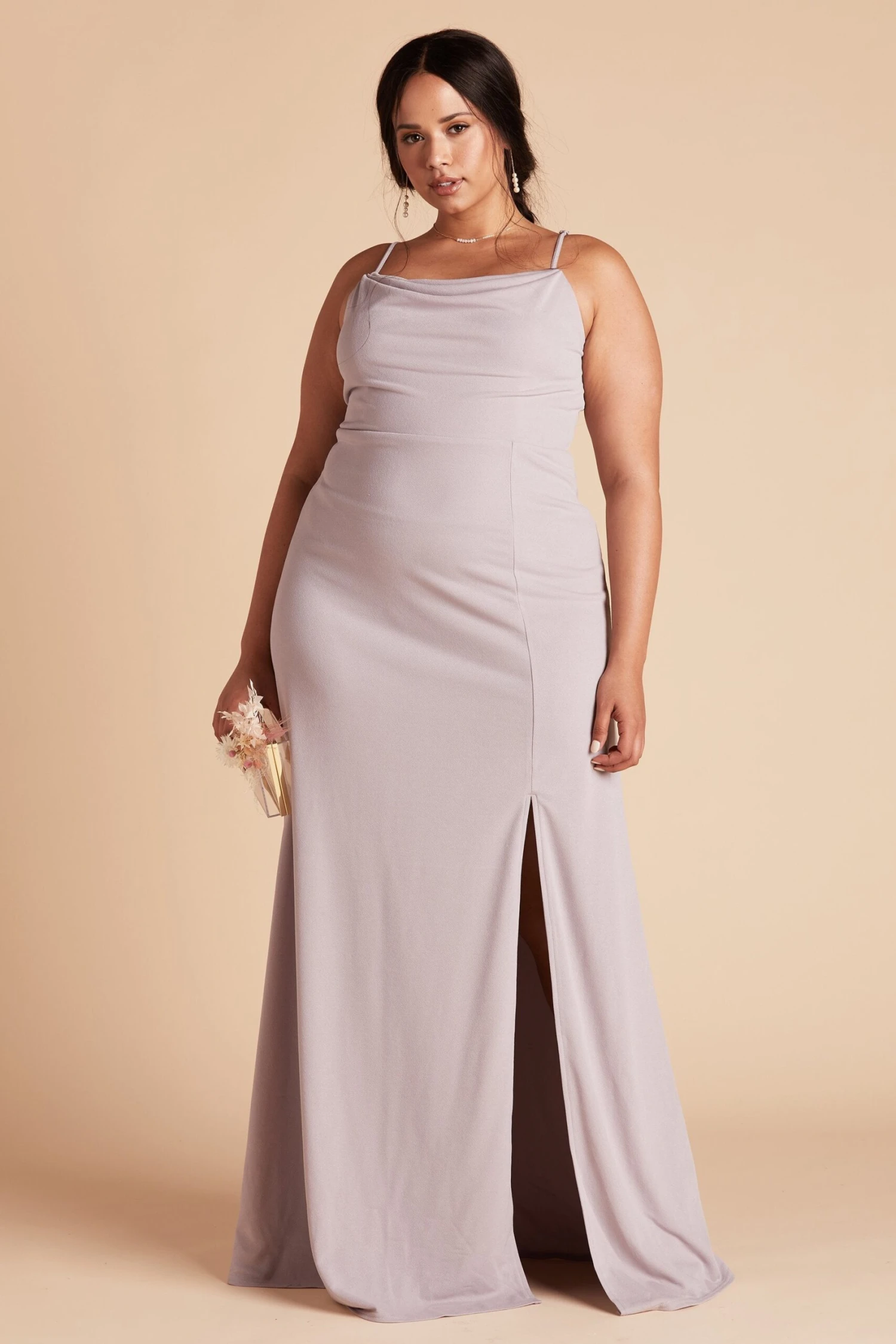 Ash Crepe Dress - Lilac 11 Ash Crepe Dress - Lilac - Image 9