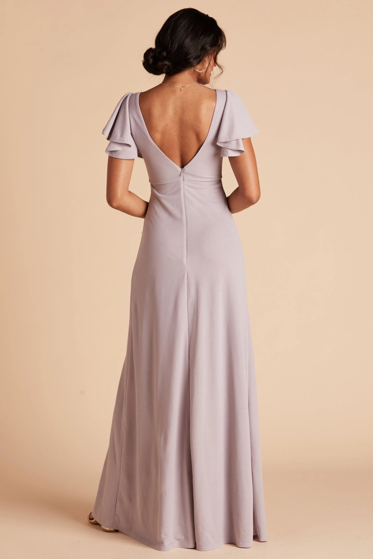 Hannah Crepe Dress - Lilac 9 Hannah Crepe Dress - Lilac - Image 7