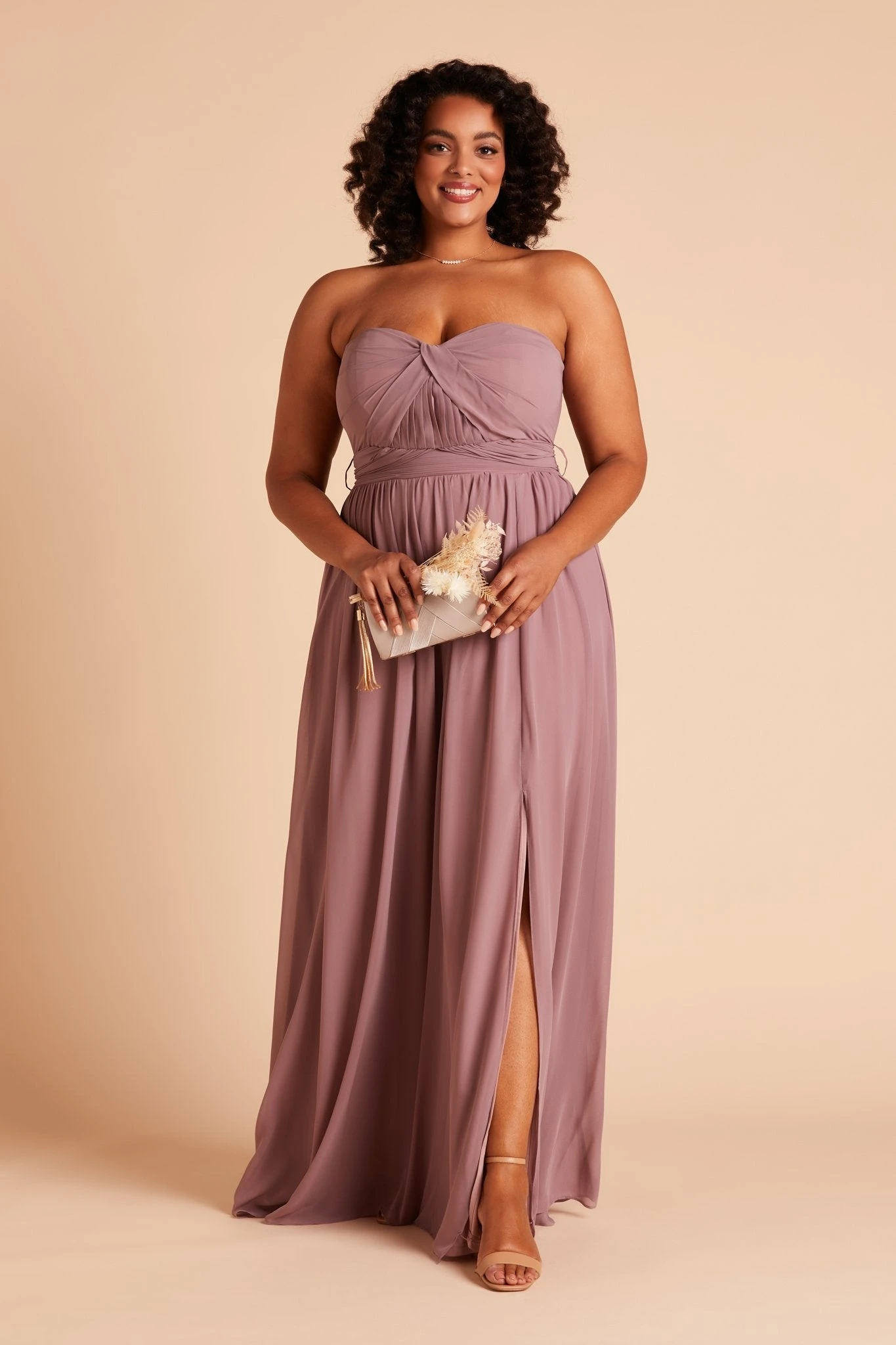 Grace Convertible Dress - Dark Mauve 16 Grace Convertible Dress - Dark Mauve - Image 14