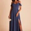 Devin Convertible Dress - Slate Blue