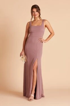 Alex Convertible Dress - Dark Mauve -Cheap Plush Attire Store BI0097 1