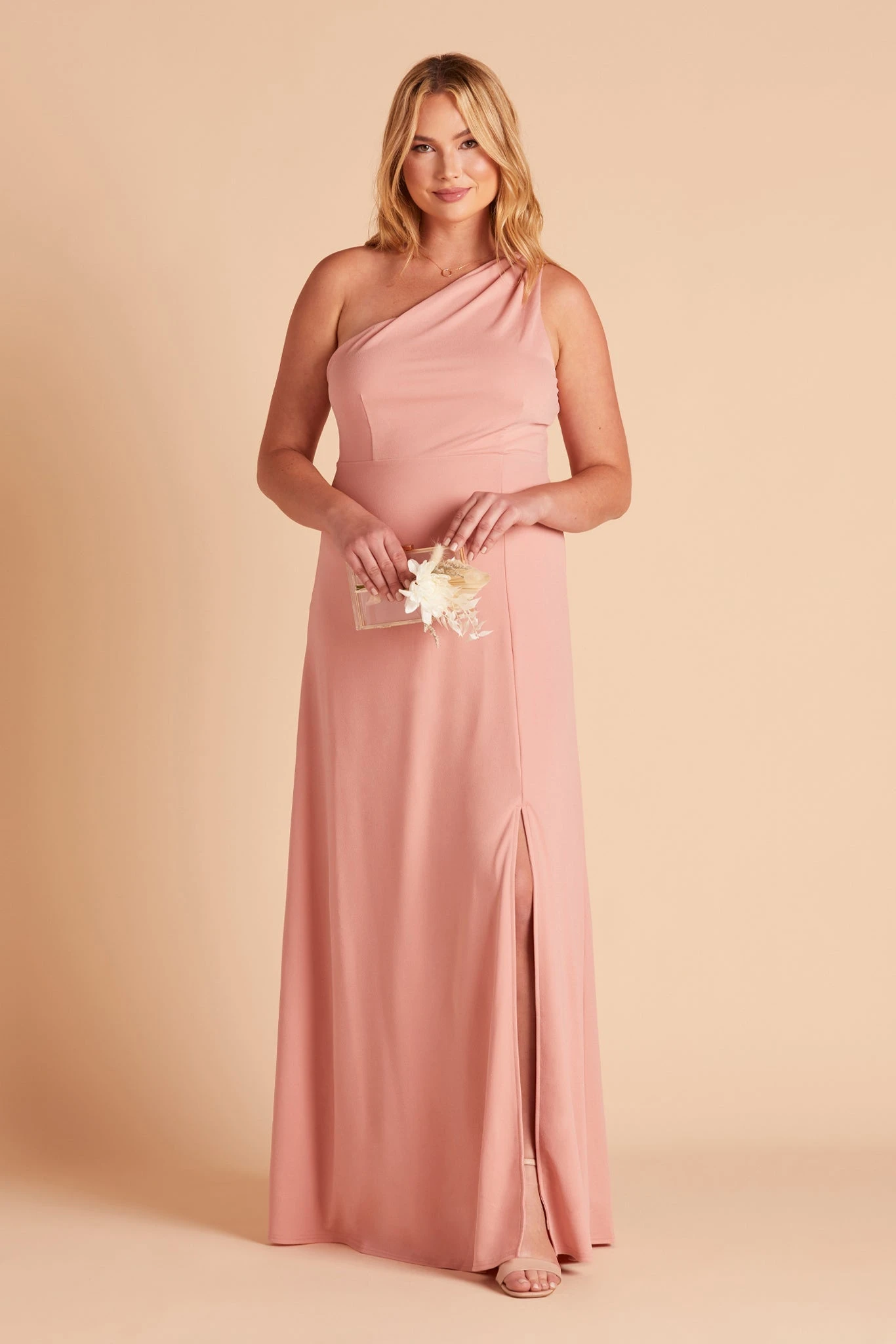 Kira Crepe Dress - Dusty Rose 15 Kira Crepe Dress - Dusty Rose - Image 13