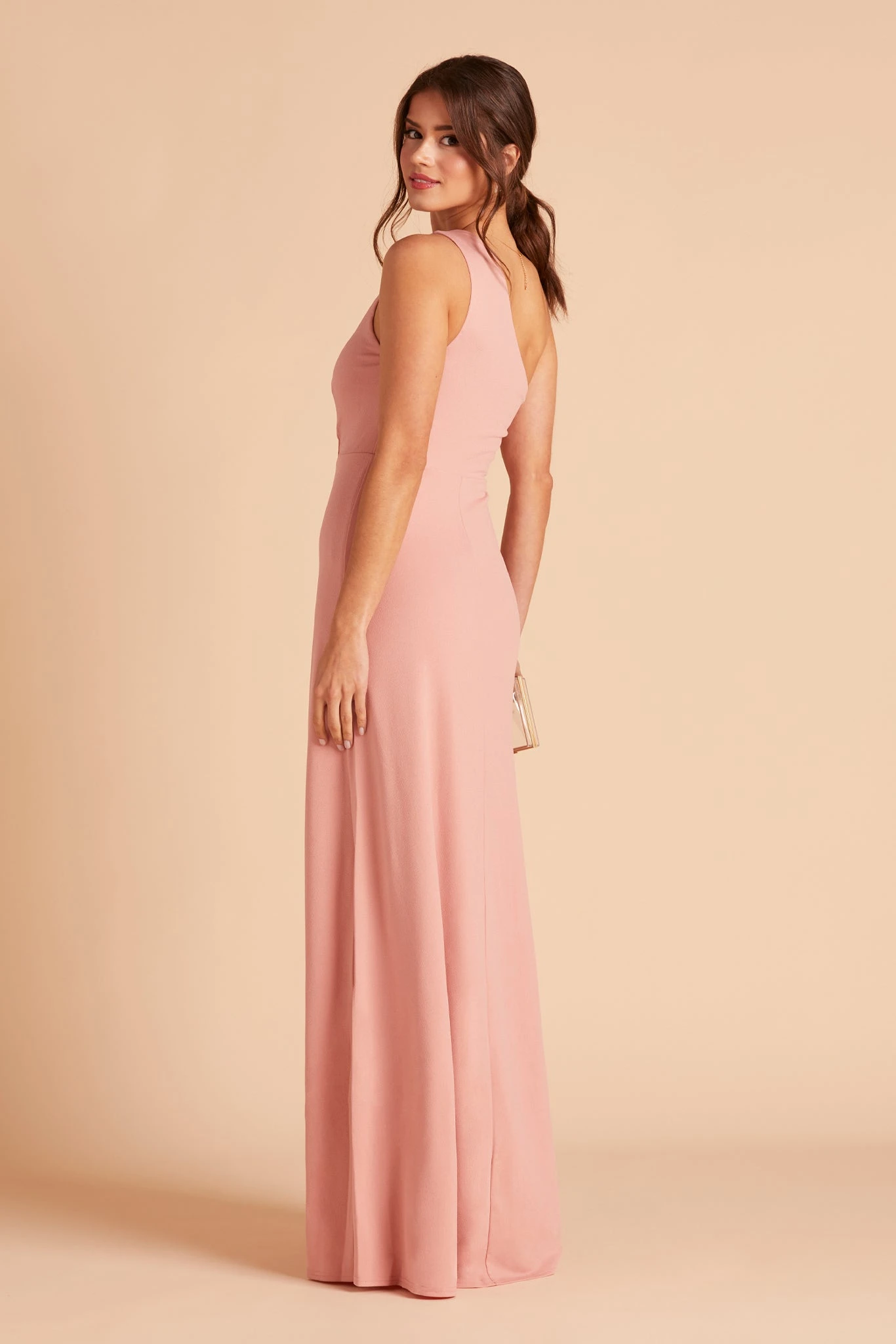 Kira Crepe Dress - Dusty Rose 10 Kira Crepe Dress - Dusty Rose - Image 8