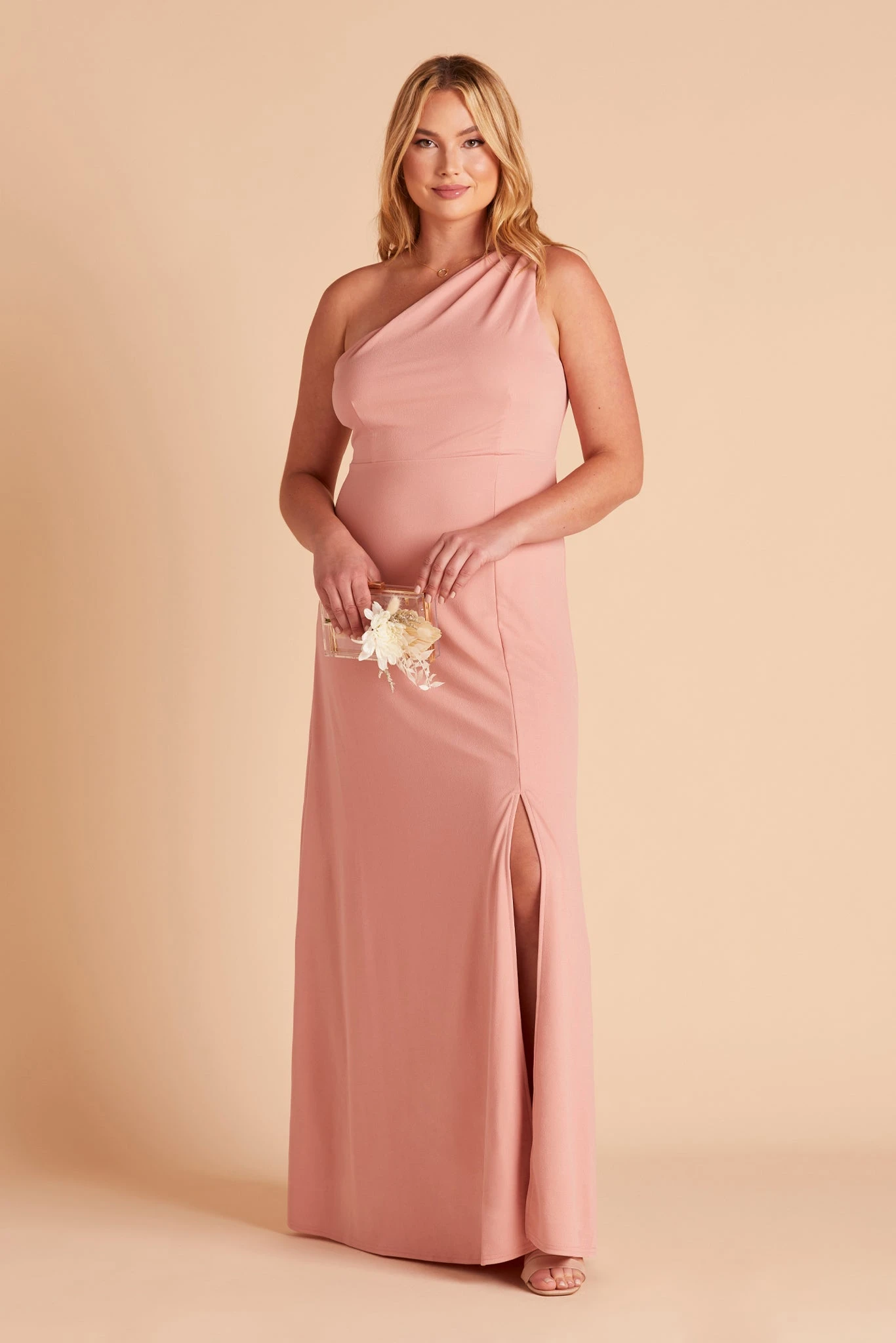 Kira Crepe Dress - Dusty Rose 14 Kira Crepe Dress - Dusty Rose - Image 12