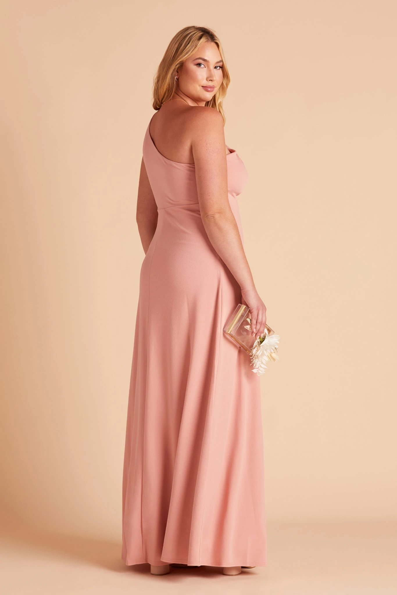Kira Crepe Dress - Dusty Rose 12 Kira Crepe Dress - Dusty Rose - Image 10