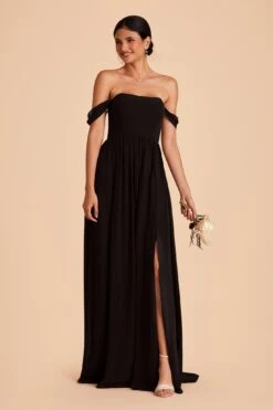 August Convertible Dress - Black 20 August Convertible Dress - Black -Cheap Plush Attire Store BIRDY GREY AUGUST CONVERTIBLE BRIDESMAID DRESS BLACK 02