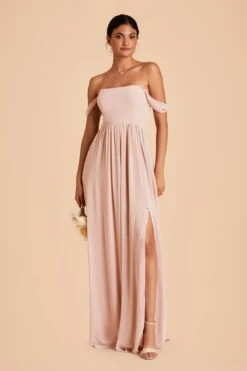 August Convertible Dress - Pale Blush
