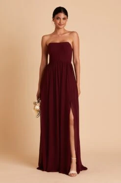 August Convertible Dress - Cabernet -Cheap Plush Attire Store BIRDY GREY AUGUST CONVERTIBLE BRIDESMAID JUMPSUIT CABERNET 03