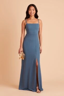 Benny Crepe Dress - Twilight -Cheap Plush Attire Store BIRDY GREY BENNY BRIDESMAID DRESS TWILIGHT 02