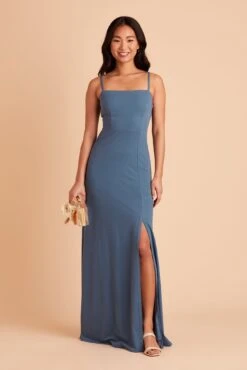 Benny Crepe Dress - Twilight -Cheap Plush Attire Store BIRDY GREY BENNY BRIDESMAID DRESS TWILIGHT 03