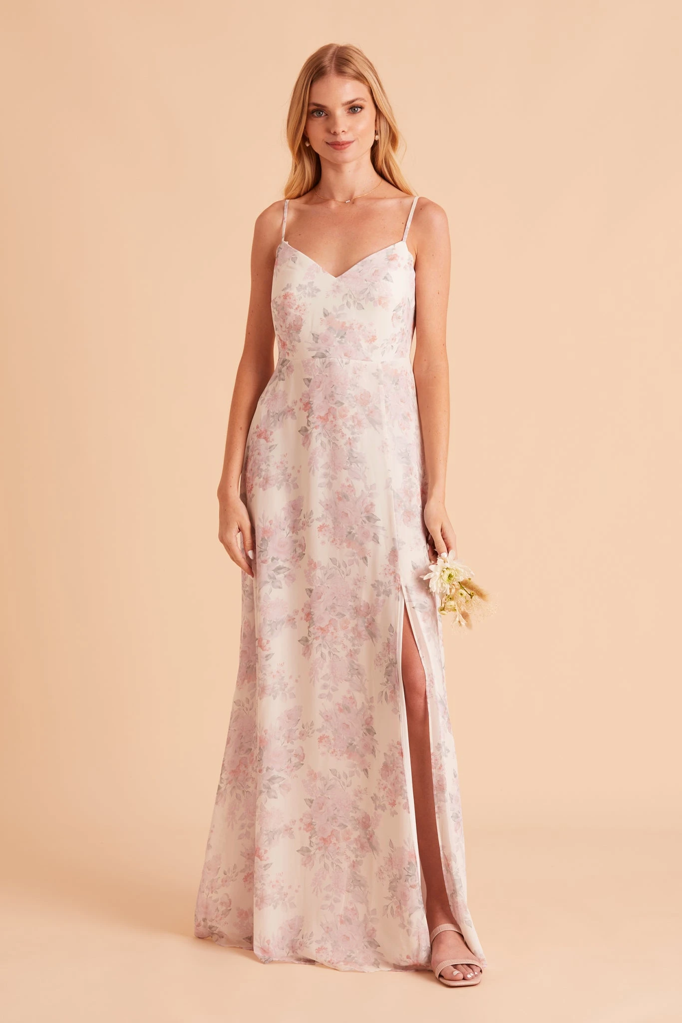 Devin Convertible Dress - Blush Bouquet 8 Devin Convertible Dress - Blush Bouquet - Image 6