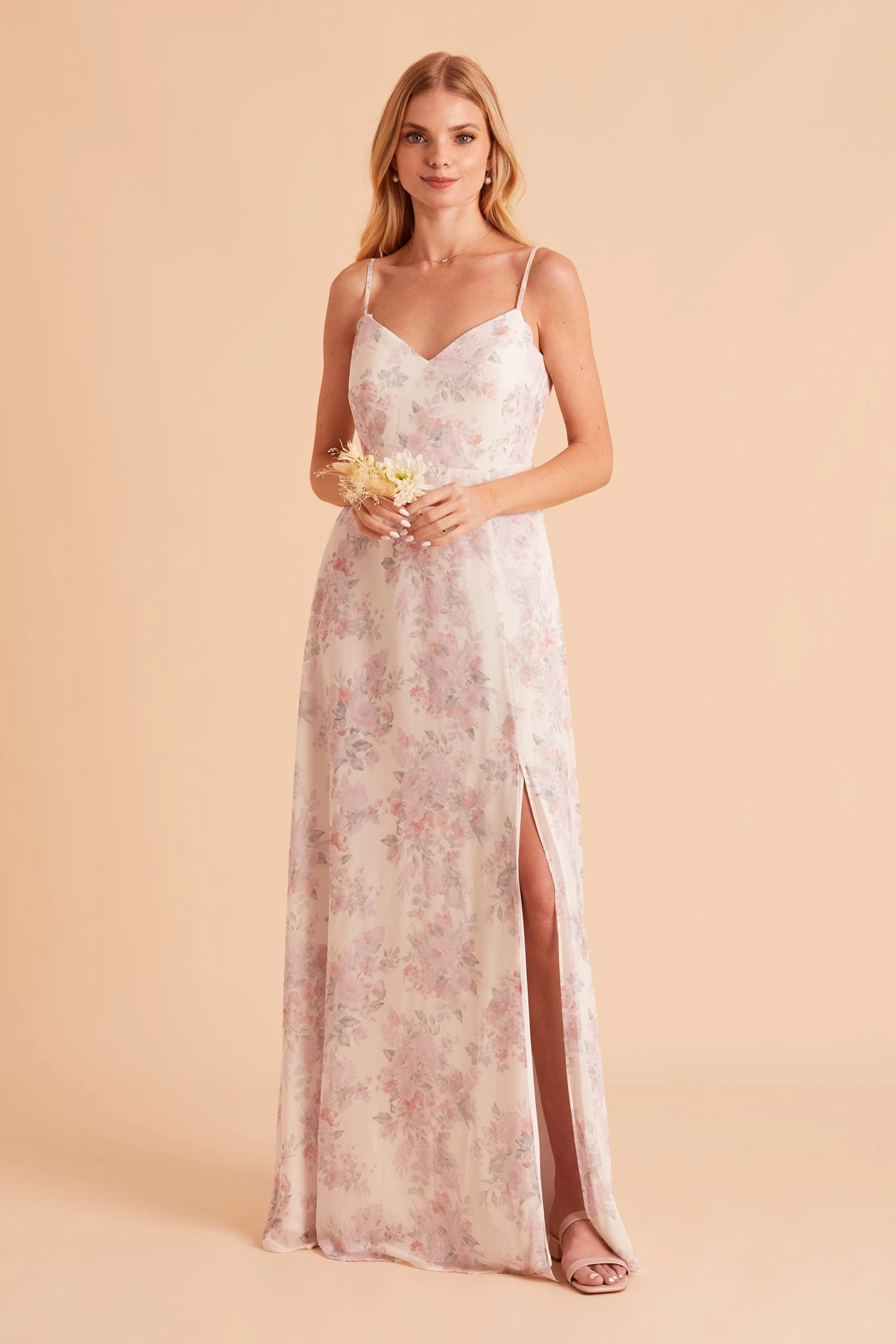 Devin Convertible Dress - Blush Bouquet 5 Devin Convertible Dress - Blush Bouquet - Image 3