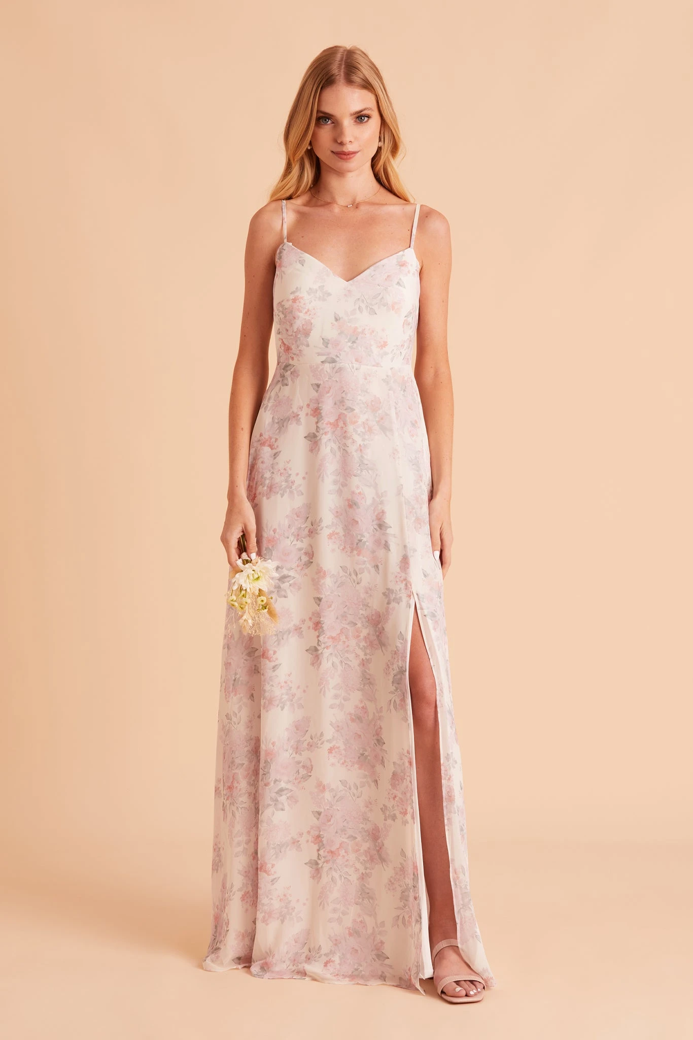 Devin Convertible Dress - Blush Bouquet 7 Devin Convertible Dress - Blush Bouquet - Image 5