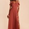 Devin Convertible Dress - Spice -Cheap Plush Attire Store BIRDY GREY DEVIN CONVERTIBLE SLIT BRIDESMAID DRESS SPICE 02