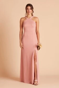 Gene Dress - Dusty Rose 18 Gene Dress - Dusty Rose -Cheap Plush Attire Store BIRDY GREY GENE BRIDESMAID DRESS DUSTY ROSE 01