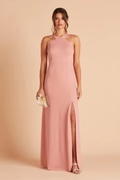 Gene Dress - Dusty Rose 21 Gene Dress - Dusty Rose -Cheap Plush Attire Store BIRDY GREY GENE BRIDESMAID DRESS DUSTY ROSE 04