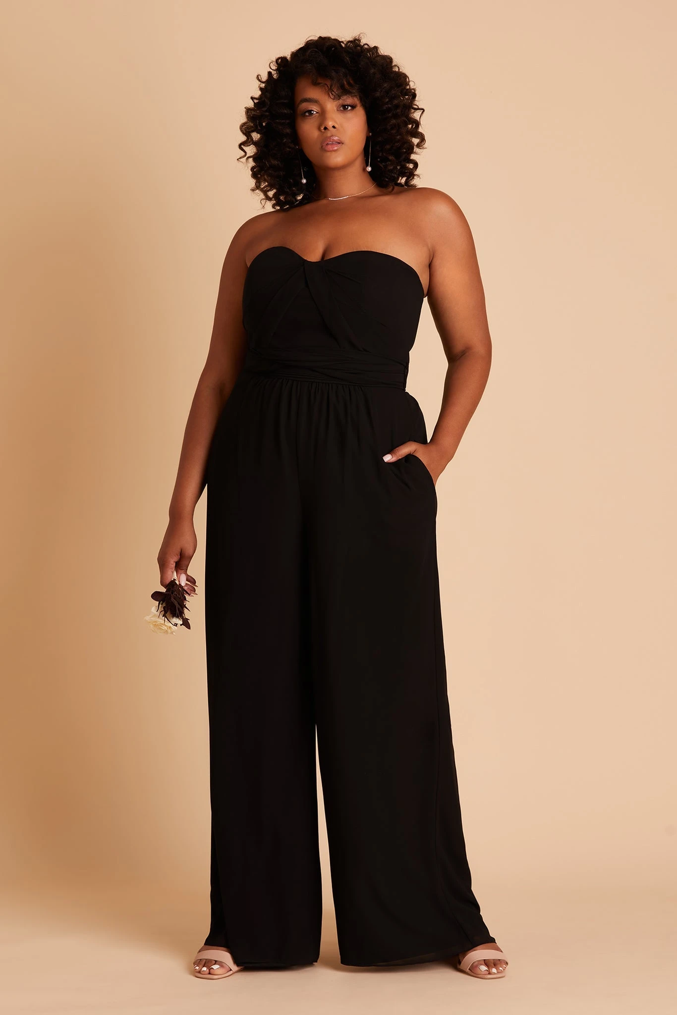 Gigi Convertible Jumpsuit - Black - Image 10