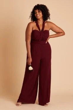 Gigi Convertible Jumpsuit - Cabernet