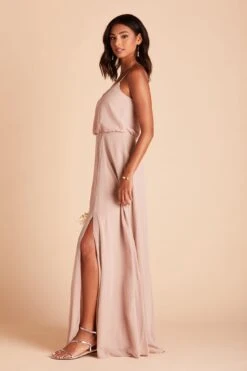 Gwennie Dress - Taupe 16 Gwennie Dress - Taupe -Cheap Plush Attire Store BIRDY GREY GWENNIE SLIT BRIDESMAID DRESS TAUPE 06