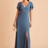Hannah Crepe Dress - Twilight 2 Hannah Crepe Dress - Twilight -Cheap Plush Attire Store BIRDY GREY HANNAH BRIDESMAID DRESS TWILIGHT 03