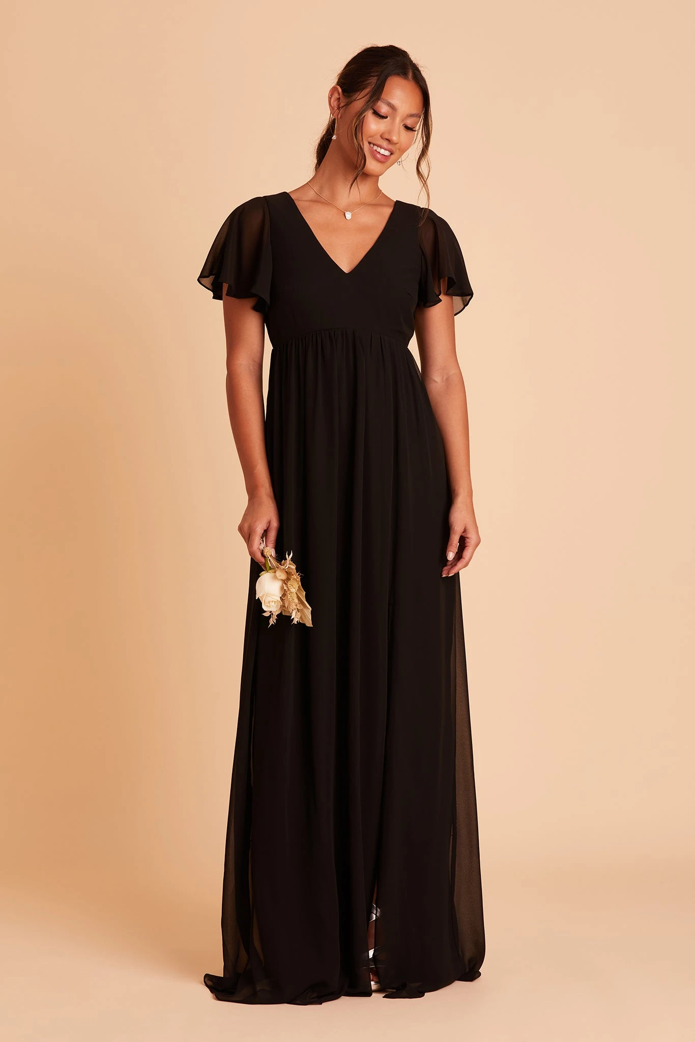 Hannah Empire Dress - Black 7 Hannah Empire Dress - Black - Image 5