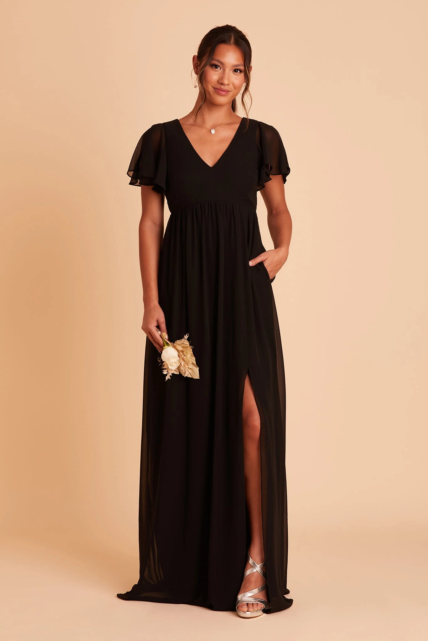 Hannah Empire Dress - Black 6 Hannah Empire Dress - Black - Image 4